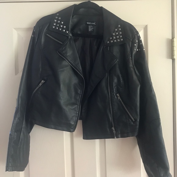 Wet Seal Leather Jacket - Picture 1 of 1